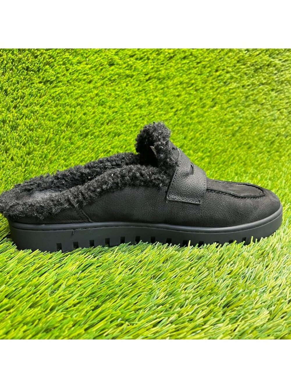 Vionic Uptown Mule Womens Size 8.5 Black Casual Comfort Leather Slip On Slippers - Picture 4 of 9